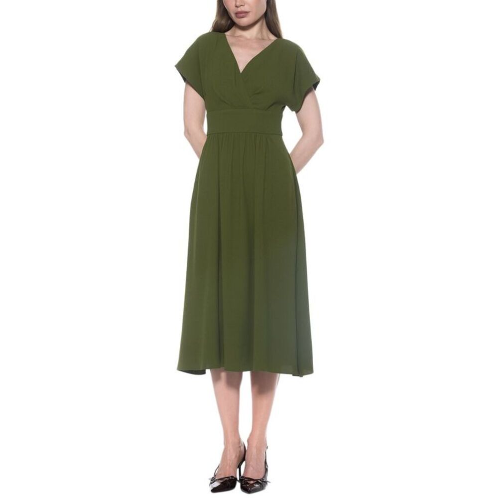Alexia Admor Womens  Ava Dress, Green